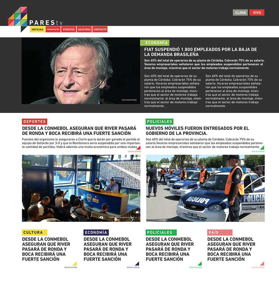 Propuesta de Noticias