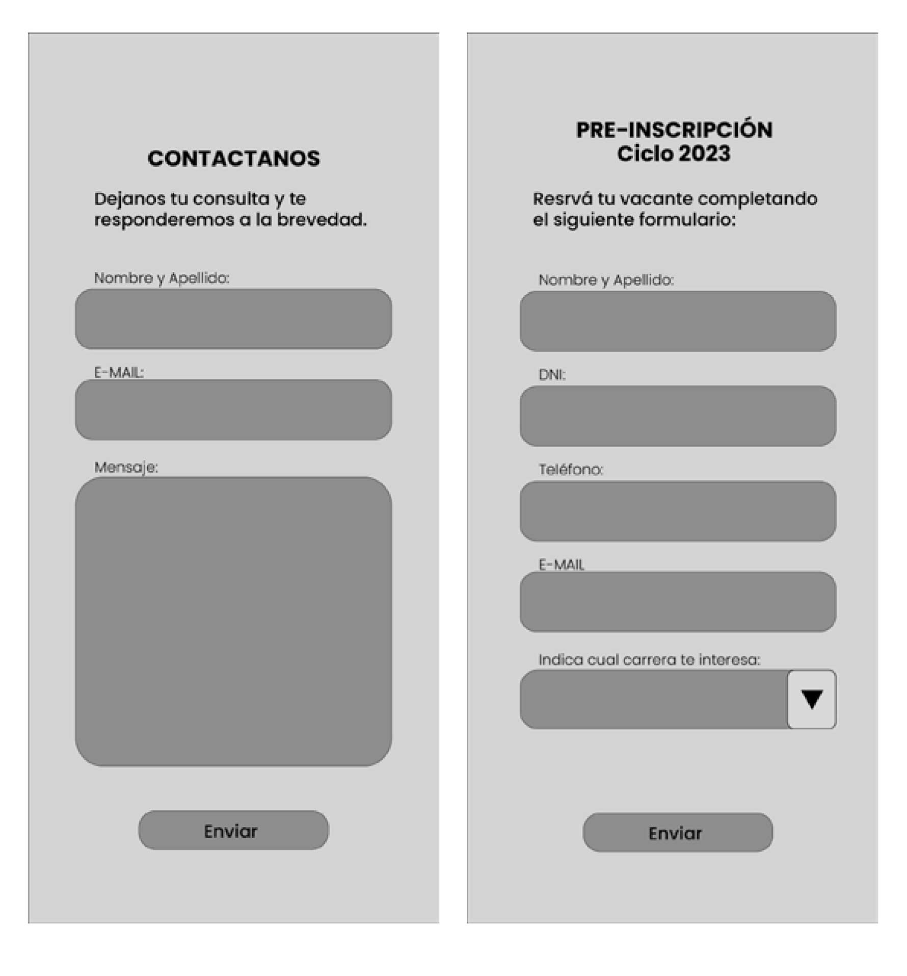imagen  proceso sobre seccion formularios