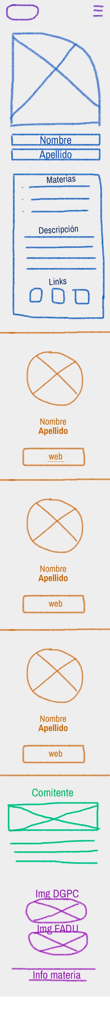 boceto individual mobile