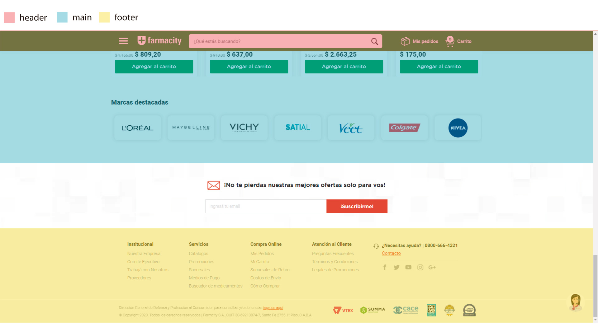 Analisis de la página Farmacity2