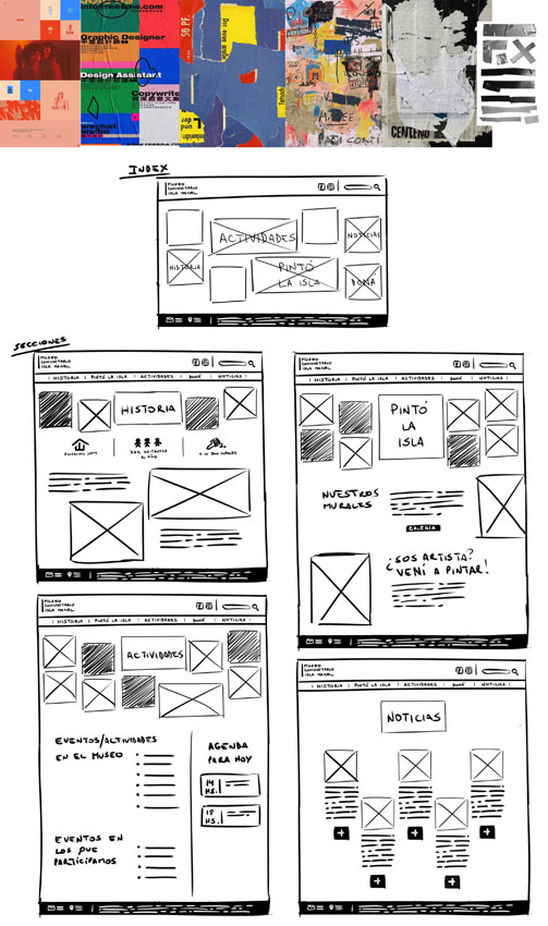 Boceto de Carolina Martel
