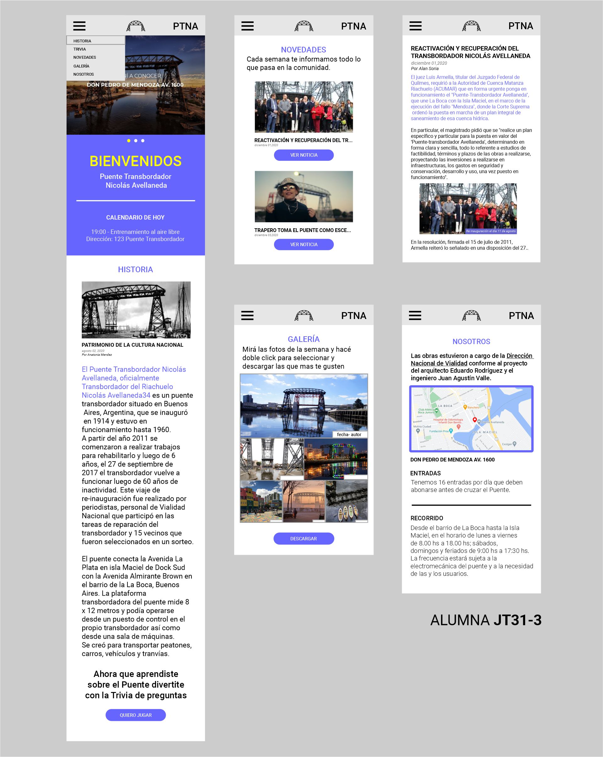 Pantallas Alumna jt31-3 