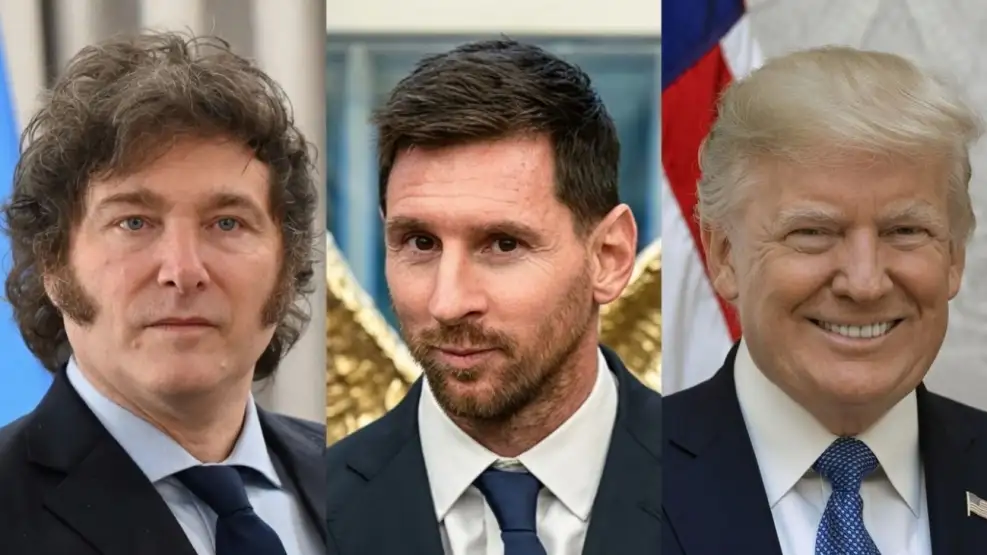 Milei, Messi y Trump