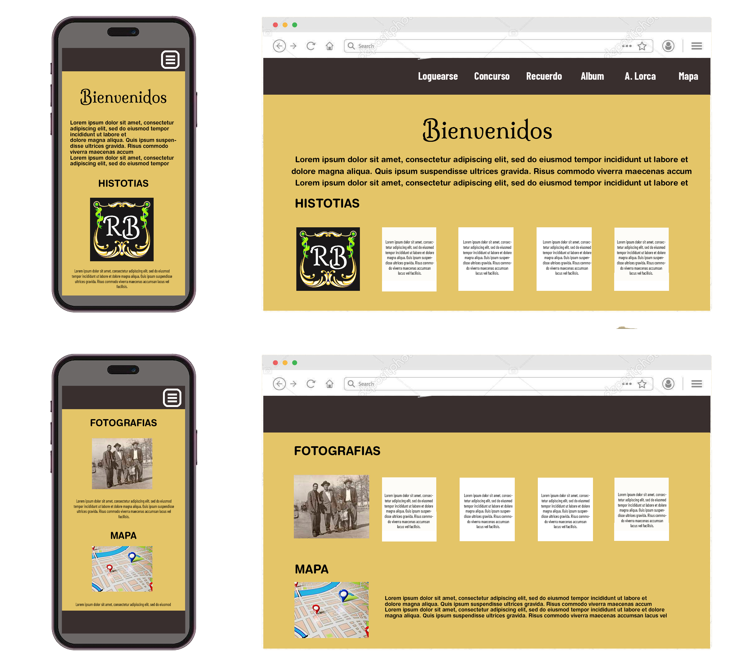 Estetica de la pagina