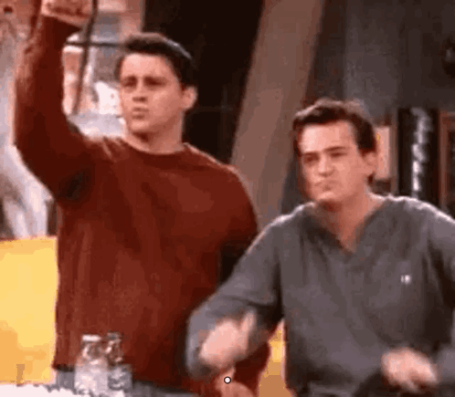 gif de una escena de Friends