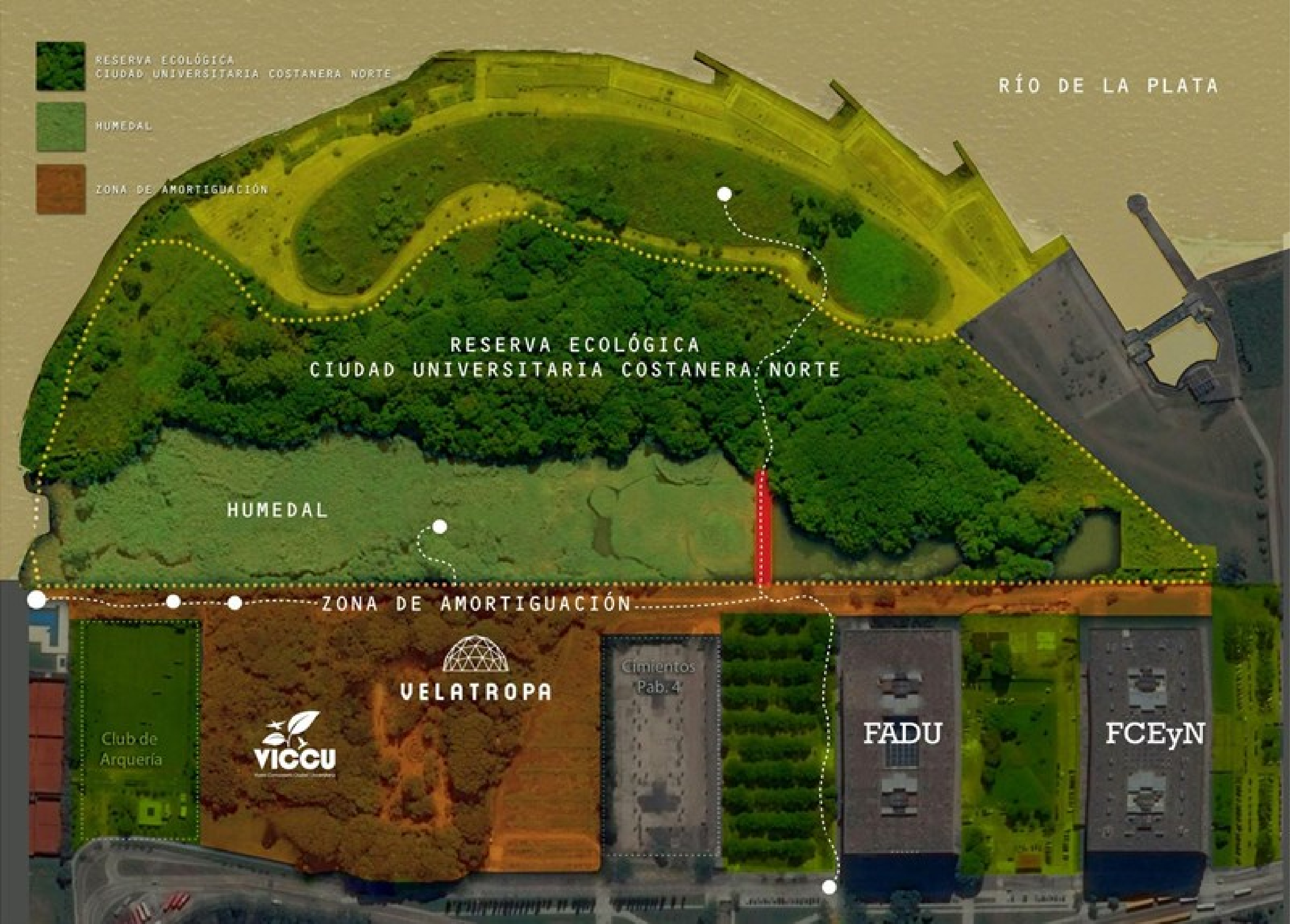 Mapa del pantano FADU