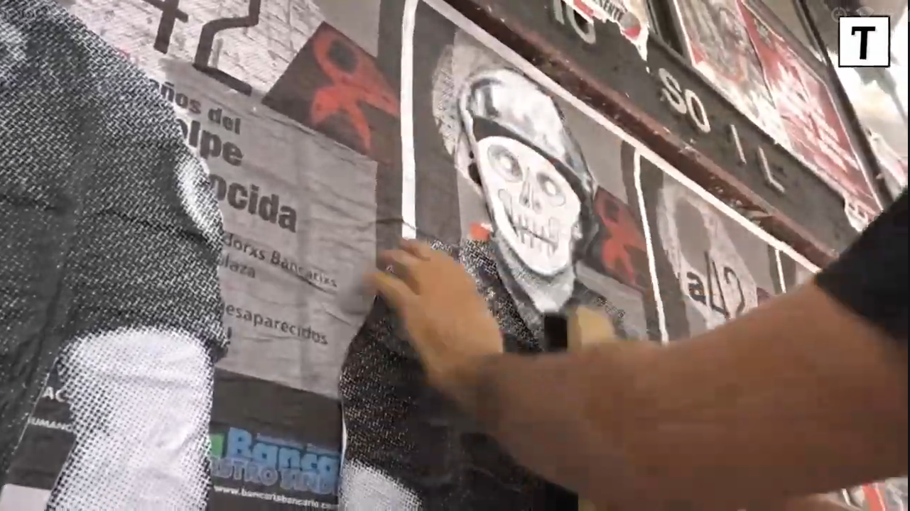Intervenciones artísticas en protestas por la memoria
