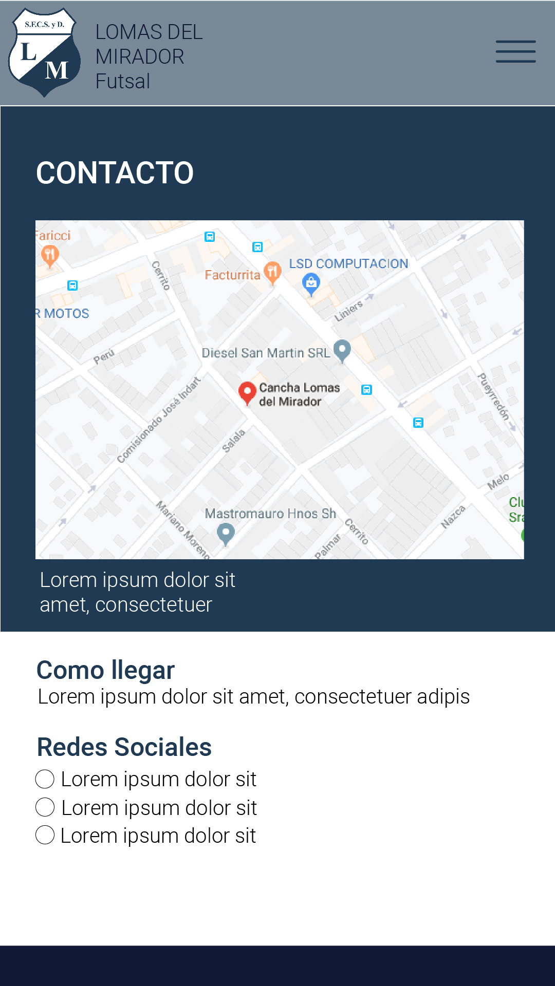 propuesta grafica celular contacto