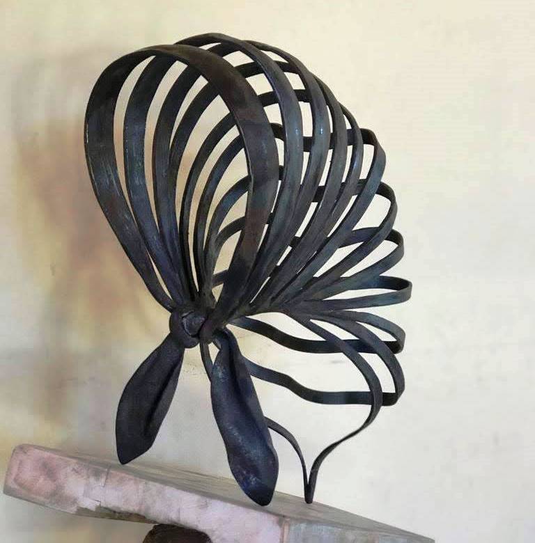 Pintura al óleo manos con pañuelos en los dedos