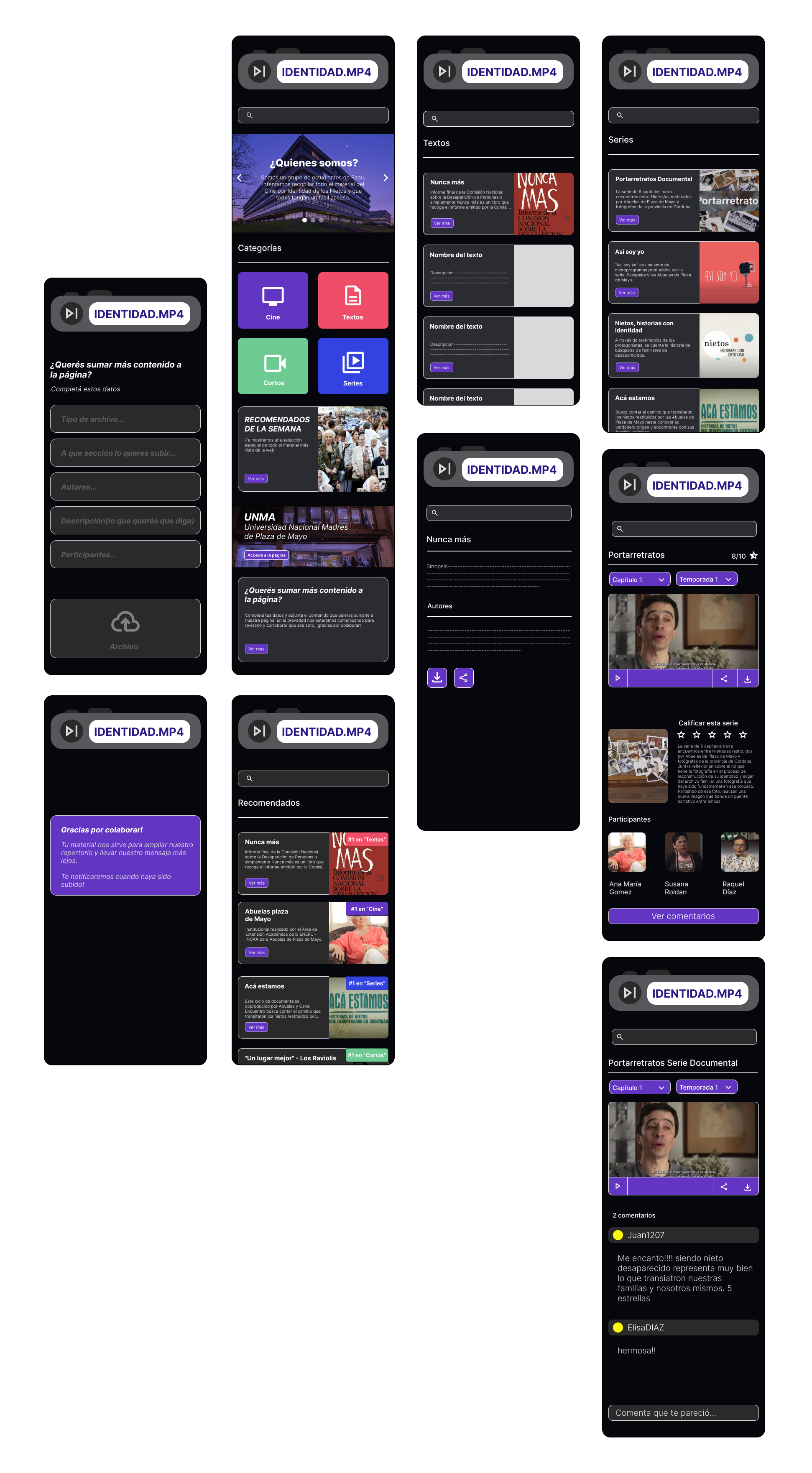 Prototipo de la WebApp
